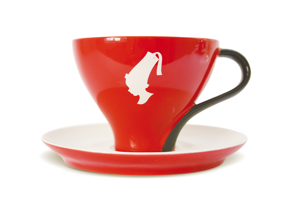 Skodelica za kavo za kapučino Julius Meinl Trend Jumbo s krožnikom
