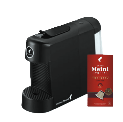 Julius Meinl kavni aparat Cino Pinta, kompatibilen z Nespresso kapsulami Espresso Crema.