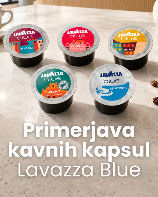 Primerjava kavnih kapsul Lavazza Blue