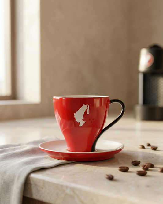 Skodelica za belo kavo Julius Meinl Trend Jumbo s krožnikom