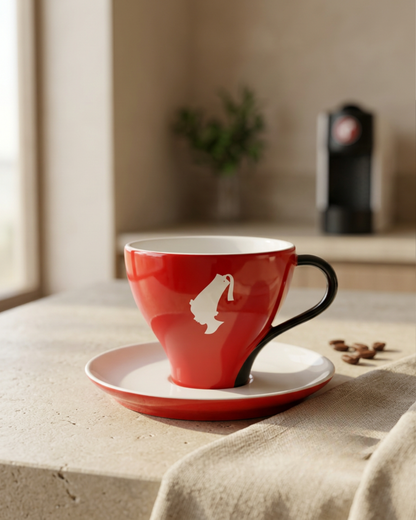 Skodelica za kavo za cappuccino Julius Meinl Trend Tea s krožnikom